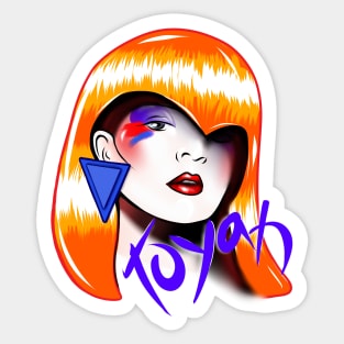 Toyah Sticker